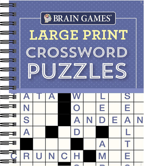 LARGE PRINT CROSSWORD PUZZLES - BRAIN GAMES
